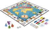 Monopoly Reise um die Welt, Brettspiel für Kinder und Erwachsene, mit dem bekannten Mr. Monopoly, ab 8 Jahre