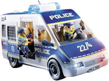 PLAYMOBIL City Action 70899 Polizei-Mannschaftswagen, Mit Licht und  Sound,ab 4 Jahren