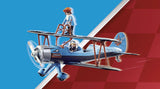 PLAYMOBIL Air Stuntshow 70831 Doppeldecker Phönix, Spielzeug-Flugzeug mit Motorgeräuschen, ab 5 Jahren