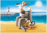 PLAYMOBIL Family Fun 9070 Pelikanfamilie, Ab 4 Jahren
