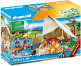 PLAYMOBIL Family Fun 70743 Familie beim Campingausflug, Ab 4 Jahren