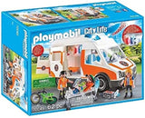 PLAYMOBIL City Life 70049 Rettungswagen mit Licht und Sound, Ab 4 Jahren