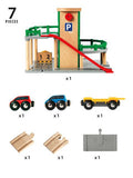 BRIO World - Parkhaus, Straßen & Schienen