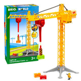 BRIO World - Großer Baukran mit Licht