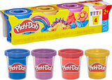 Play-Doh 4er Pack Metallic 4 Dosen Knete à 85 g, Metallic- Effekt, ab 2 Jahren