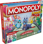 Monopoly Junior 2 in 1, d ab 4 Jahren, 2-6 Spieler, doppelseitiger Spielplan