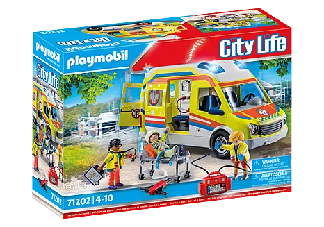 Playmobil 71202 Rettungswagen mit Licht und Sound