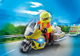 Playmobil 71205 Notarzt-Motorrad mit Blinklicht