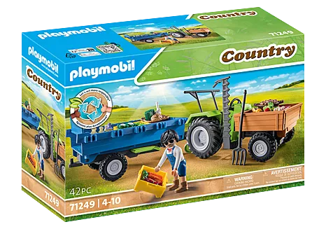 Playmobil 71249 Country Traktor mit Hänger