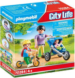 PLAYMOBIL City Life 70284 Mama mit Kindern, ab 4 Jahren