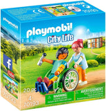 PLAYMOBIL City Life 70193 Patient im Rollstuhl, Ab 4 Jahren