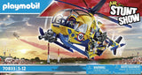 PLAYMOBIL Air Stuntshow 70833 Filmcrew-Helikopter mit Crew, ab 5 Jahren