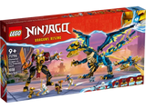 Lego Ninjago 71796 Kaiserliches Mech-Duell gegen den Elementardrachen