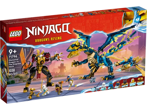Lego Ninjago 71796 Kaiserliches Mech-Duell gegen den Elementardrachen