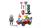 Playmobil 71825 Feuerwehr Quad löscht Heckenbrand