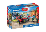 Playmobil 71825 Feuerwehr Quad löscht Heckenbrand