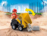 PLAYMOBIL City Action 70742 Baustelle mit Kipplaster, Ab 4 Jahren