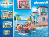 PLAYMOBIL Family Fun 70279 Eisdiele am Hafen, Ab 4 Jahren