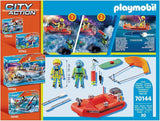 PLAYMOBIL City Action 70144 Seenot: Kitesurfer-Rettung mit Boot, ab 4 Jahren