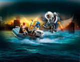 PLAYMOBIL City Action 70782 Polizei-Jetpack: Festnahme des Kunsträubers, Schwimmfähig, ab 5 Jahren
