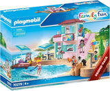 PLAYMOBIL Family Fun 70279 Eisdiele am Hafen, Ab 4 Jahren