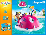 PLAYMOBIL Family Fun 70613 Kletter-Schwimminsel, Schwimmfähig, Ab 4 Jahren