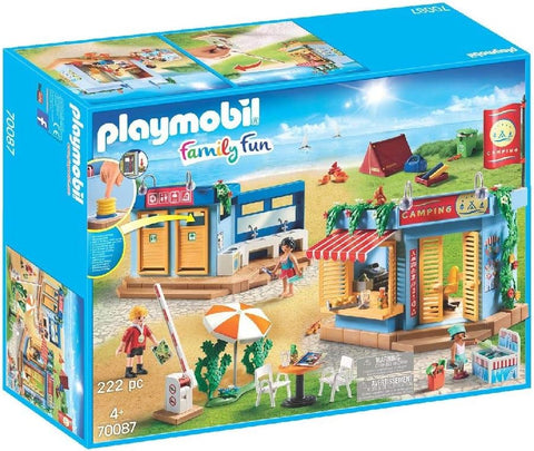 PLAYMOBIL Family Fun 70087 Großer Campingplatz, Ab 4 Jahren