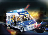 PLAYMOBIL City Action 70899 Polizei-Mannschaftswagen, Mit Licht und  Sound,ab 4 Jahren
