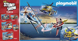 PLAYMOBIL Air Stuntshow 70833 Filmcrew-Helikopter mit Crew, ab 5 Jahren