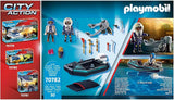 PLAYMOBIL City Action 70782 Polizei-Jetpack: Festnahme des Kunsträubers, Schwimmfähig, ab 5 Jahren
