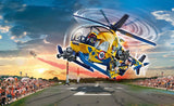 PLAYMOBIL Air Stuntshow 70833 Filmcrew-Helikopter mit Crew, ab 5 Jahren