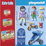 PLAYMOBIL City Life 70284 Mama mit Kindern, ab 4 Jahren