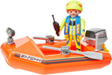 PLAYMOBIL City Action 70144 Seenot: Kitesurfer-Rettung mit Boot, ab 4 Jahren