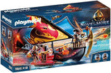 PLAYMOBIL Novelmore Burnham Raiders Feuerschiff 70641, Multi Kleuren, One Size