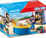 PLAYMOBIL City Life 9457 Hausmeister mit Kiosk, Ab 5 Jahren