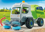 PLAYMOBIL City Action 71432 Kehrmaschine, Stadtreinigung, drehbare Kehrbürsten, ab 4 Jahren