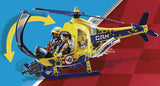 PLAYMOBIL Air Stuntshow 70833 Filmcrew-Helikopter mit Crew, ab 5 Jahren