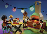PLAYMOBIL City Life 70987 Poolparty mit Rutsche, Mit Lichteffekt, ab 4 Jahren