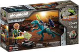 PLAYMOBIL Dino Rise 70629 Uncle Rob: Aufrüstung zum Kampf, Ab 5 Jahren