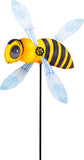 Windspiel Paddle Spinner Bee Polyester, 50x111 cm, wetterfest und lichtbeständig