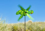 Windspiel Paddle Spinner Sea Turtle, Höhe 110 cm, Breite 48 cm, wetterfest, lichtbeständig