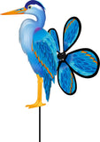 Windspiel Spin Critter Blue Heron, Höhe 63 cm, Breite 32 cm, wetterfest und lichtbeständig