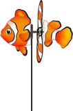 Windspiel Spin Critter Clownfish Höhe 117 cm, Breite 49 cm, wetterfest und lichtbeständig