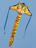 Drachen Simple Flyer Tiger 85x42 cm, Griff mit 25 m Schnur, ab 5 Jahren