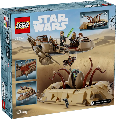 Lego Star Wars 75396 Wüsten-Skiff und Sarlacc-Grube