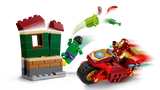 Lego Super Heroes 76287 Iron Man mit Bike und der Hulk