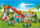 PLAYMOBIL City Life 70987 Poolparty mit Rutsche, Mit Lichteffekt, ab 4 Jahren