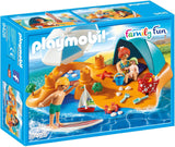 PLAYMOBIL Family Fun 9425 Familie am Strand, Ab 4 Jahren