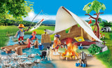 PLAYMOBIL Family Fun 70743 Familie beim Campingausflug, Ab 4 Jahren