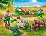 PLAYMOBIL Geschenkset Bäuerin mit Weidetieren, 70608